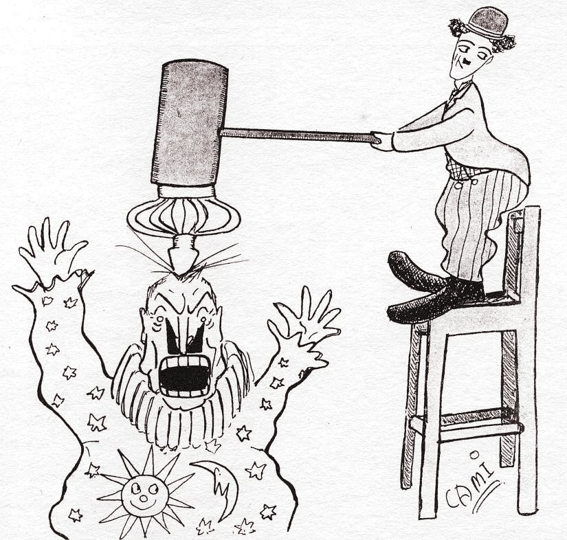 1917 03 22 Charlot contre le Kaiser La baionette.jpg
